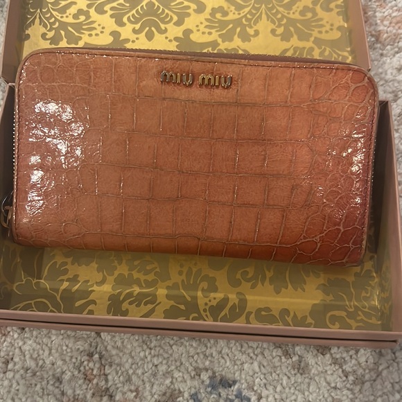 Miu Miu Handbags - MIU MIU wallet in pink